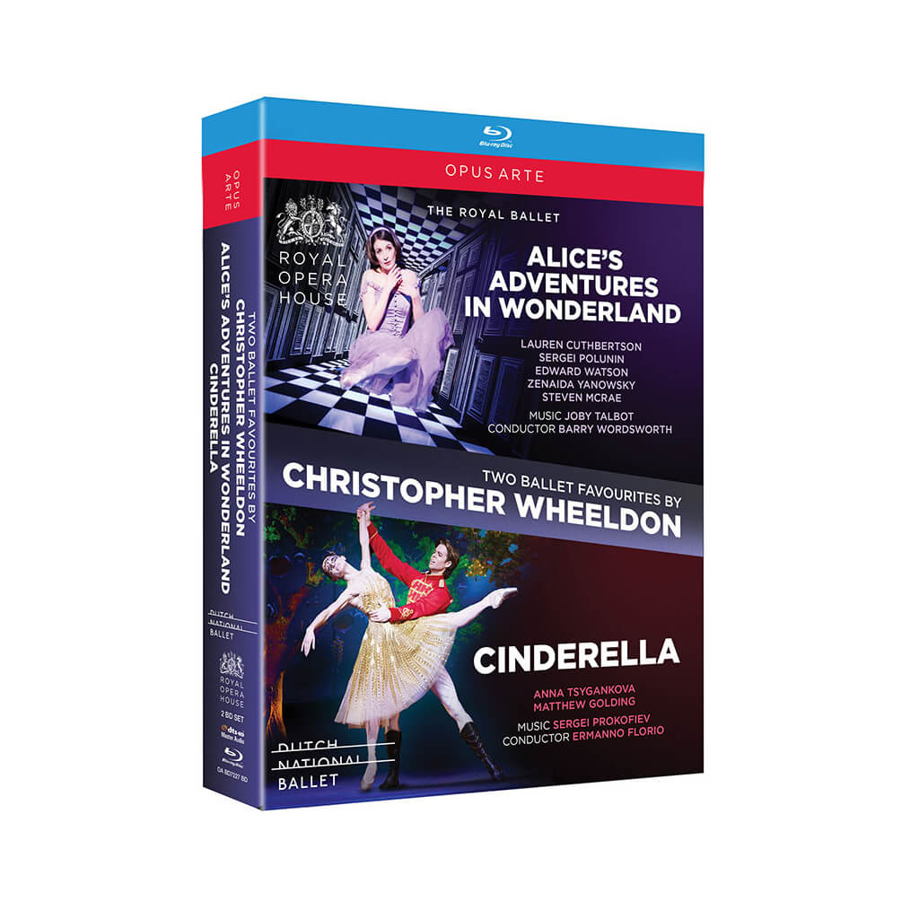 Ballet Alice's Adventures in Wonderland and  Cinderella Blu-ray Set Christomer Wheeldon