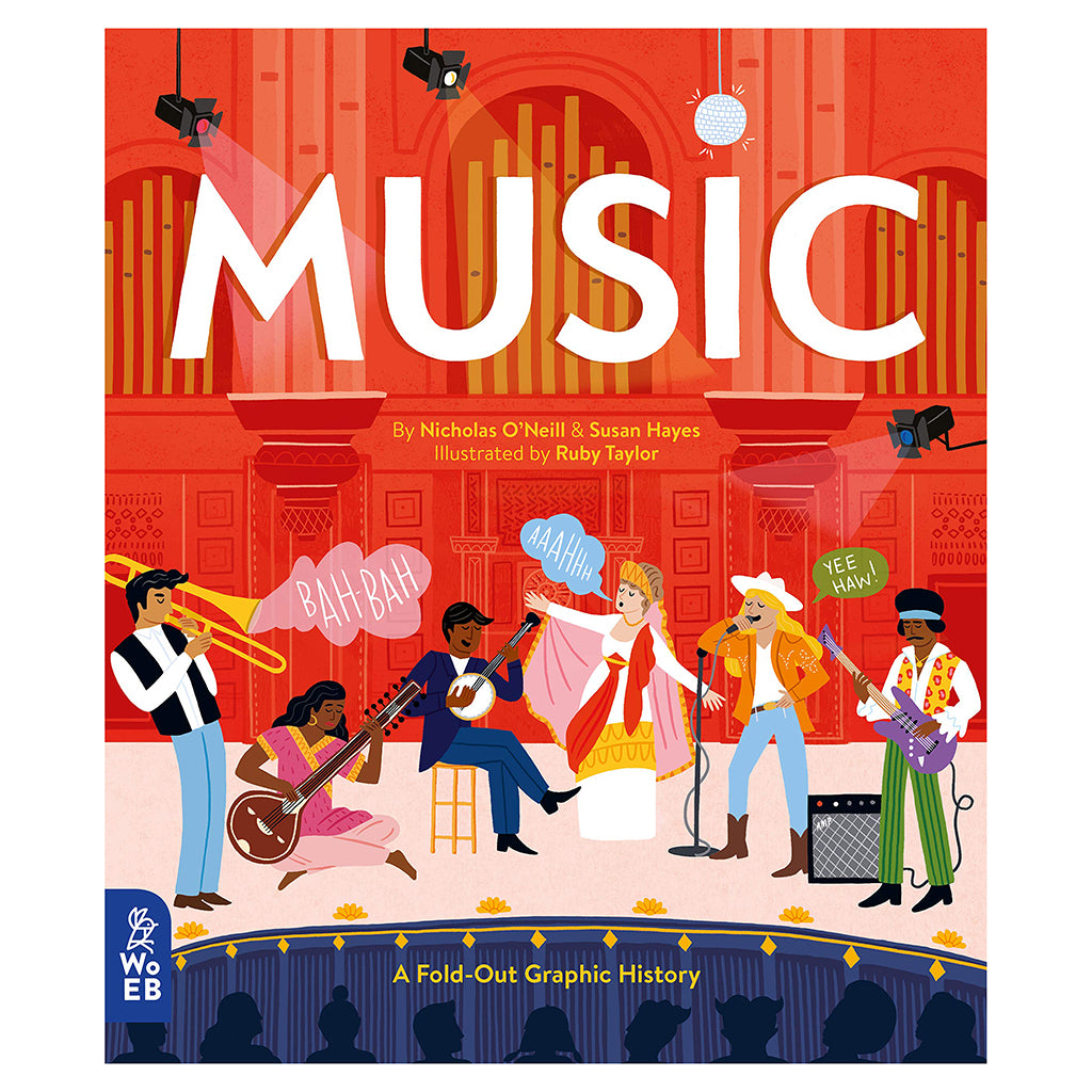 Music: A Fold Out Graphic History Book