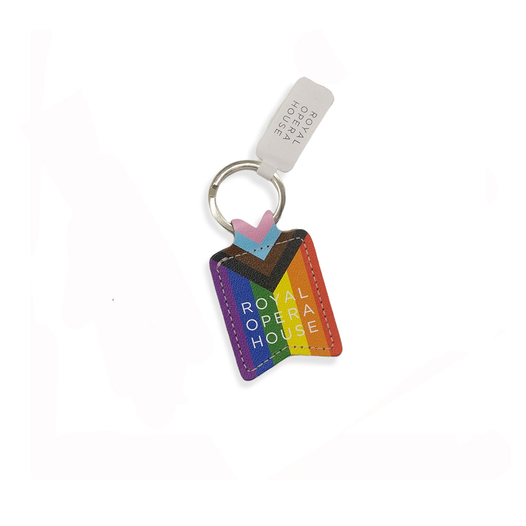 Pride Recycled Leather Keyring