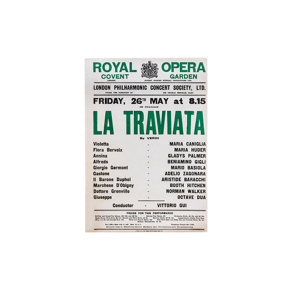 La Traviata Poster Notebook