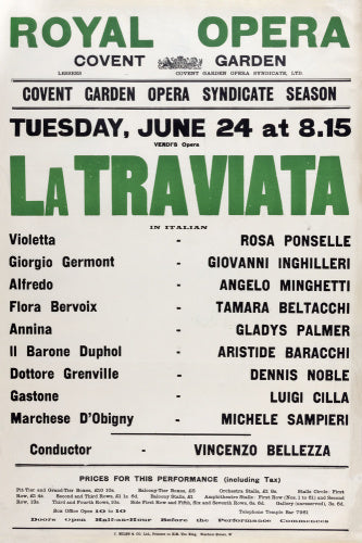 La Traviata Print (1930)