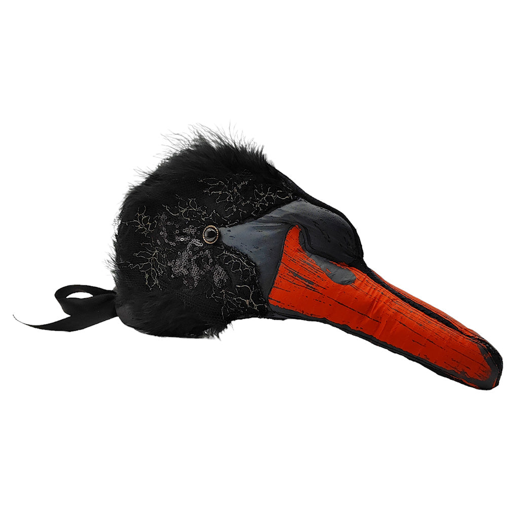 Black Swan Feathered Headdress