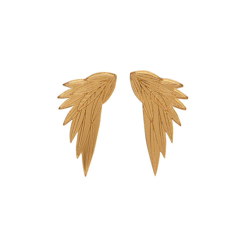 Wing Earrings by Chalk Jewellery
