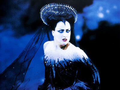 Queen Of The Night Opera Singer On Stage In Costume Royal Opera House