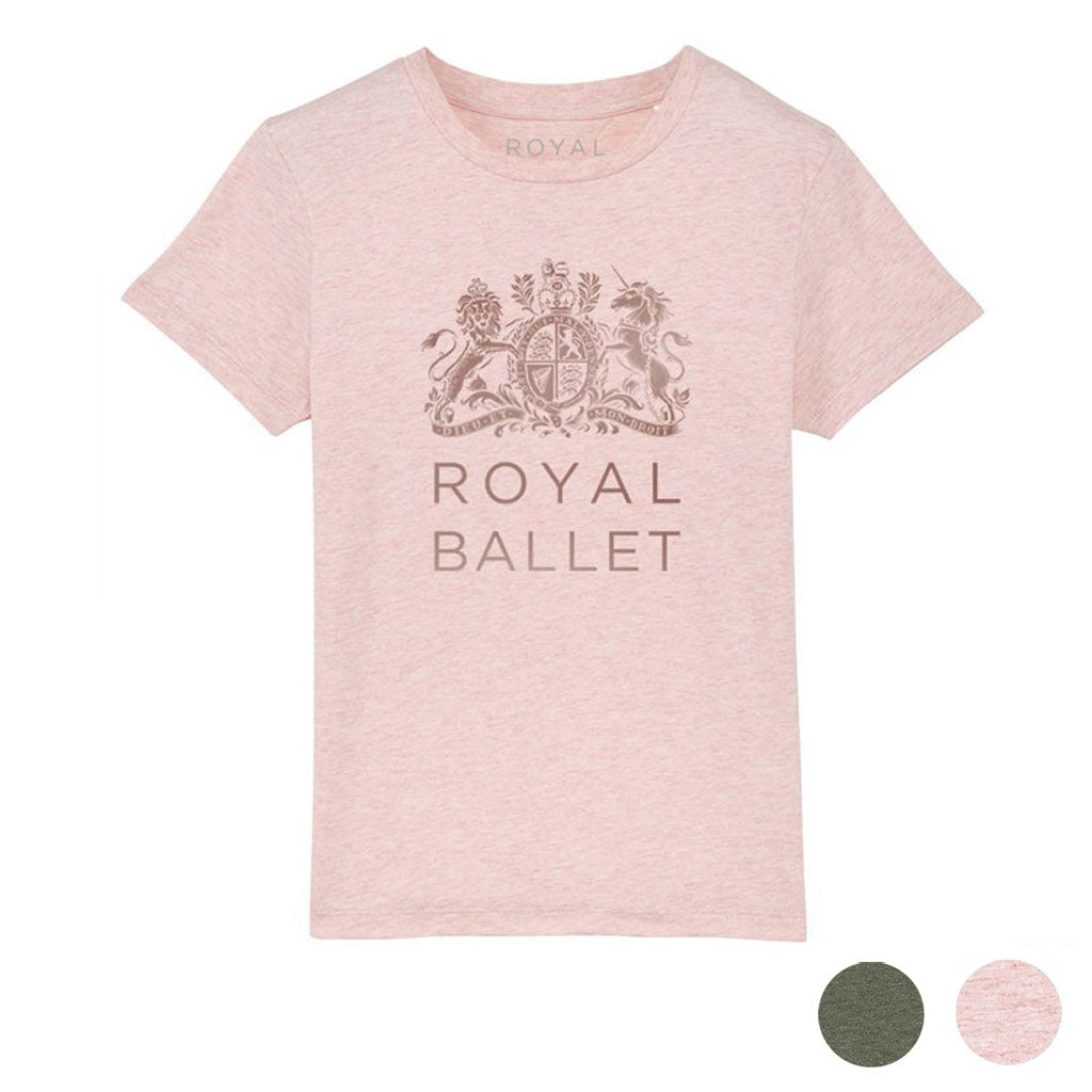 Heather Pink Royal Ballet kids T-shirt