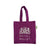 Small purple recycled cotton tote