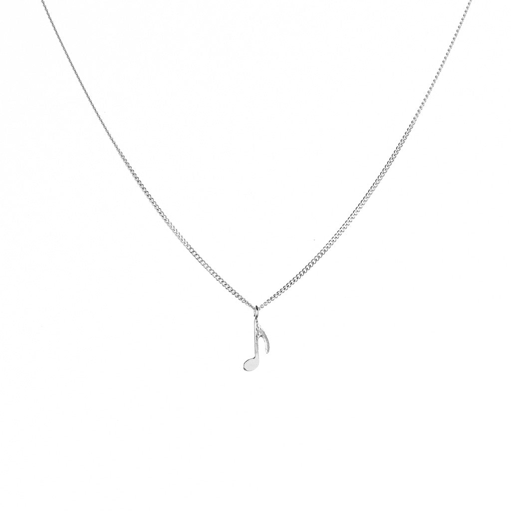 Silver Quaver Necklace