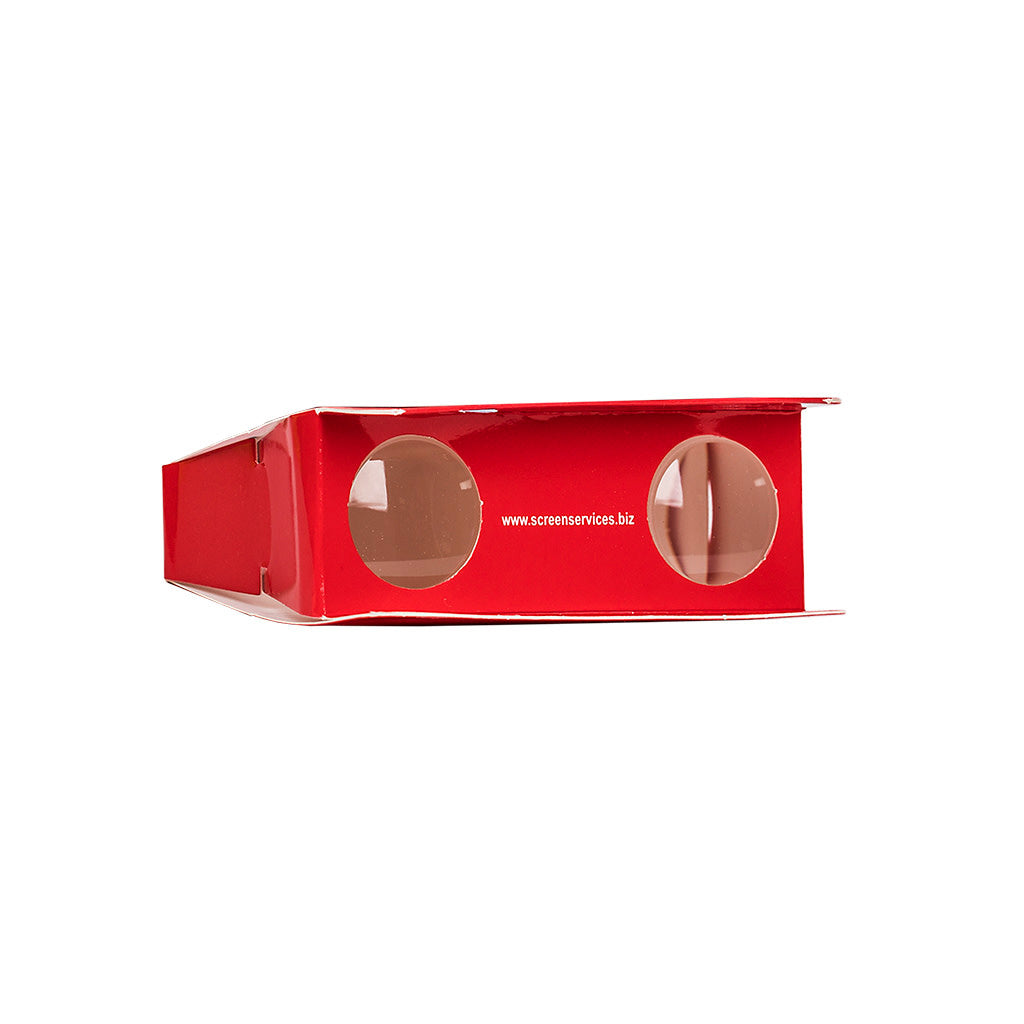 Foldout cardboard binoculars