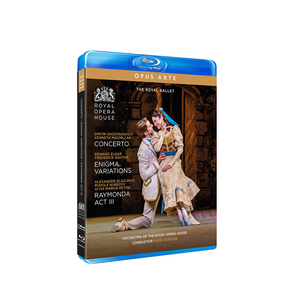 Concerto / Enigma Variations / Raymonda Blu-ray (The Royal Ballet) 2019