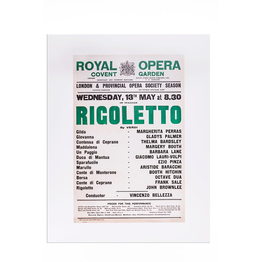 Rigoletto Heritage Print