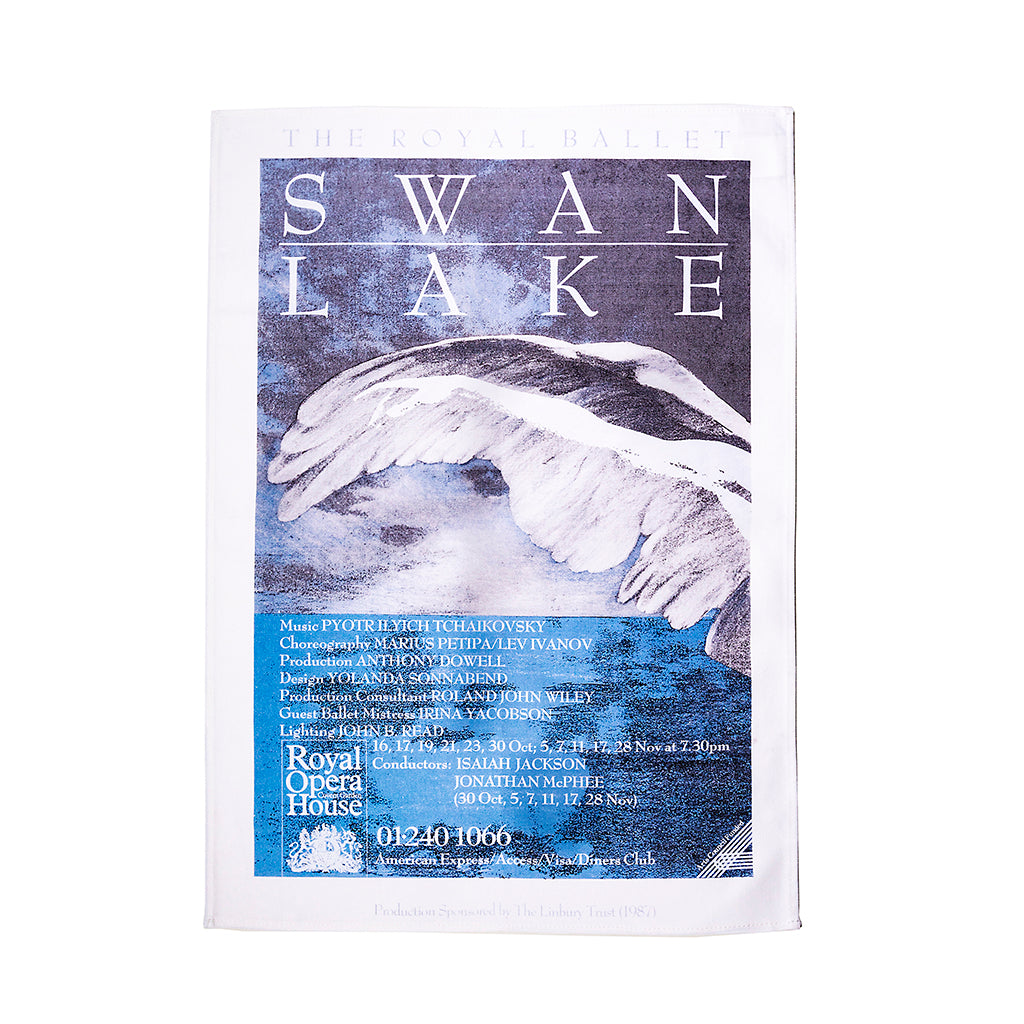 Swan Lake Tea Towel