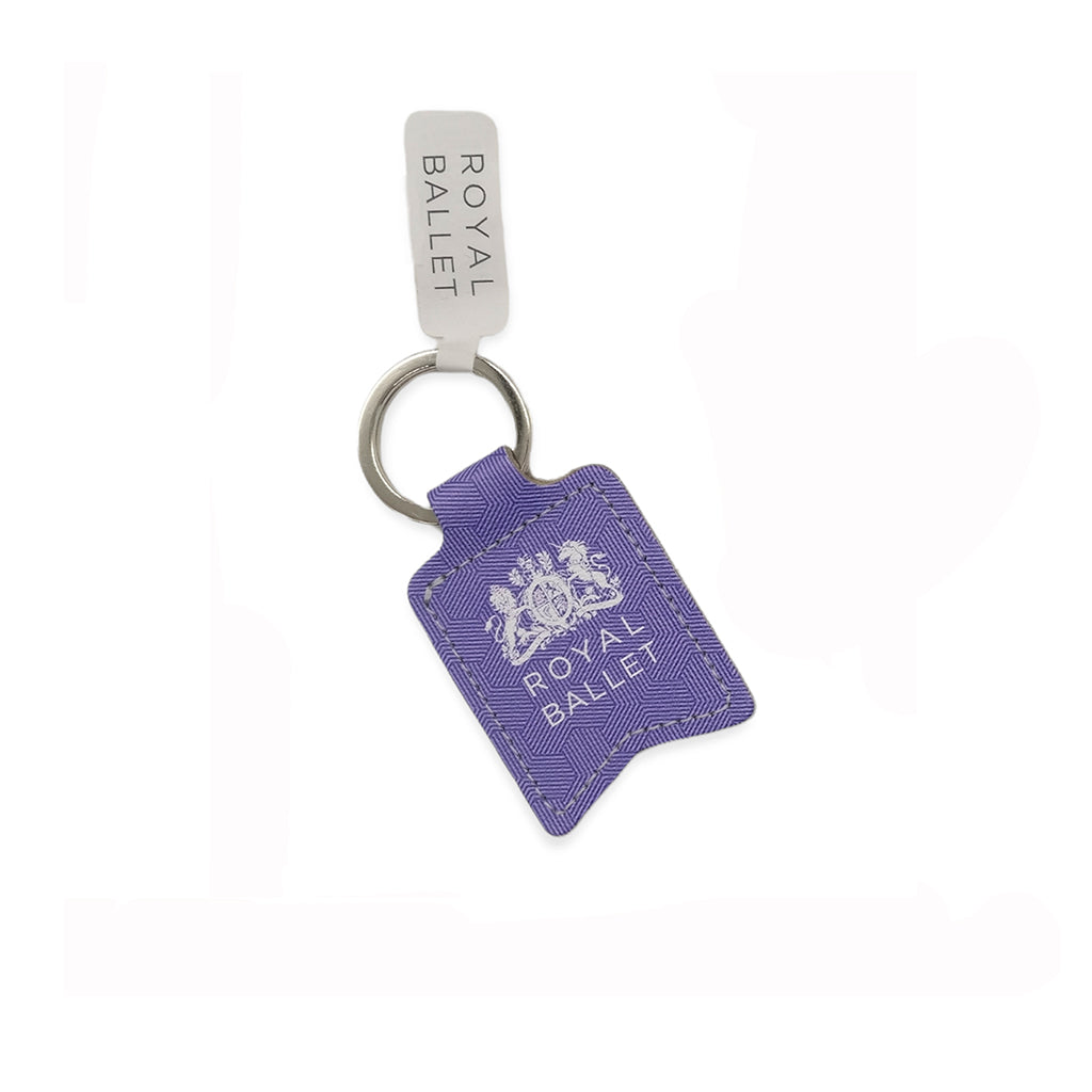 Royal Ballet Recycled Leather Keyring