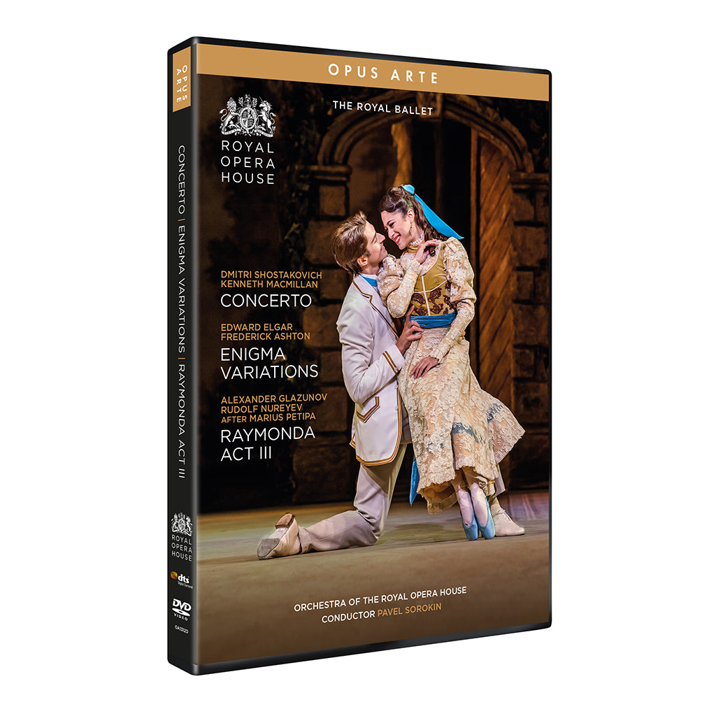 Concerto / Enigma / Raymonda DVD (The Royal Ballet) 2019