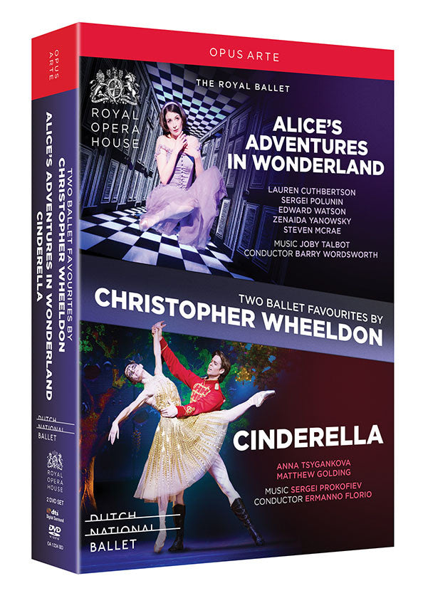 Christopher Wheeldon  Ballet Alice's Adventures in Wonderland And Cinderella DVD Set