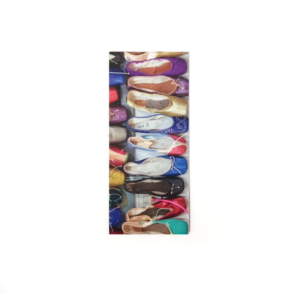 Behind the Scenes Coloured Shoes Magnetic Bookmark