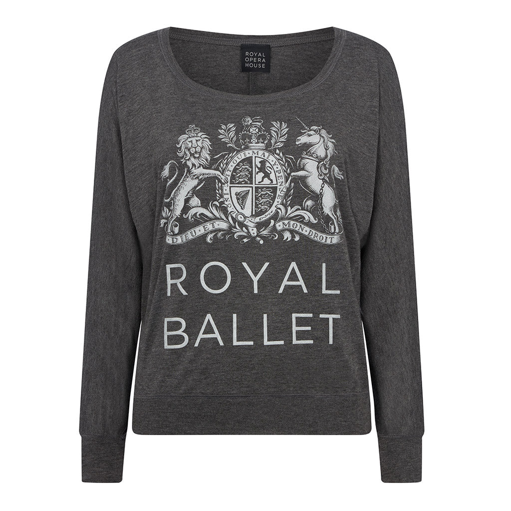 Grey Royal Ballet Top