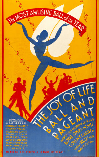 The Joy of Life Ball and Pageant Print 