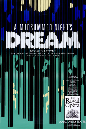A Midsummer Night's Dream Poster Royal Opera